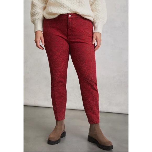 - Anthropologie Pilcro Flocked High-Rise Leggings/Pants NWT SZ 18W - Picture 2 of 16